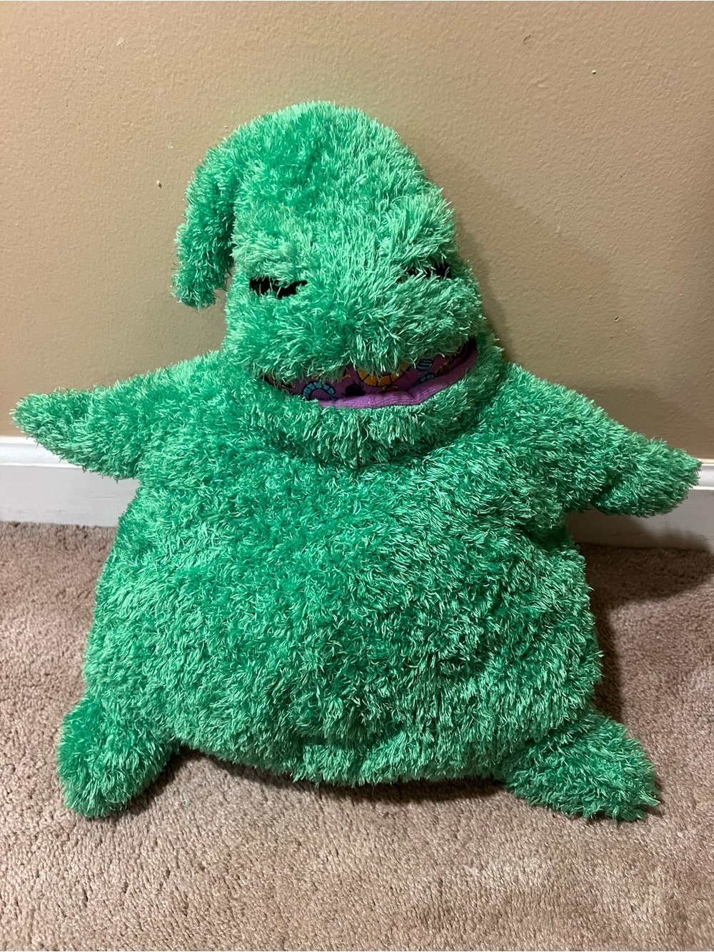 Disney The Nightmare Before Christmas Oogie Boogie Weighted Pillow Bean Bag 16”
